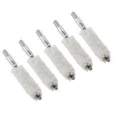 5 x Pistol .45 Caliber 8x32 Thread Gun Cleaning Bore Cotton Mop Short Brush Set