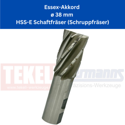Aexit Schaftfräser HSS-AL – 9 Mm Schnittdurchmesser, 85 Mm Länge, 4 Schneiden, Für Metall & Alu