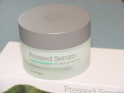 Blithe Pressed Serum Crystal Iceplant Calming Hydration 1.68 oz Stress Solution