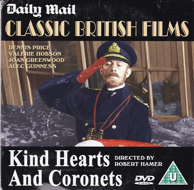 KIND HEARTS AND CORONETS ( DAILY MAIL Newspaper DVD )