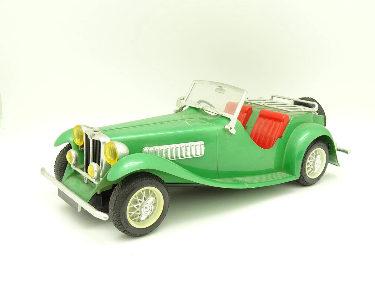 Miniature Sanchis Tôle 1/12 - MG TC Verte - Bon état Sans Boîte