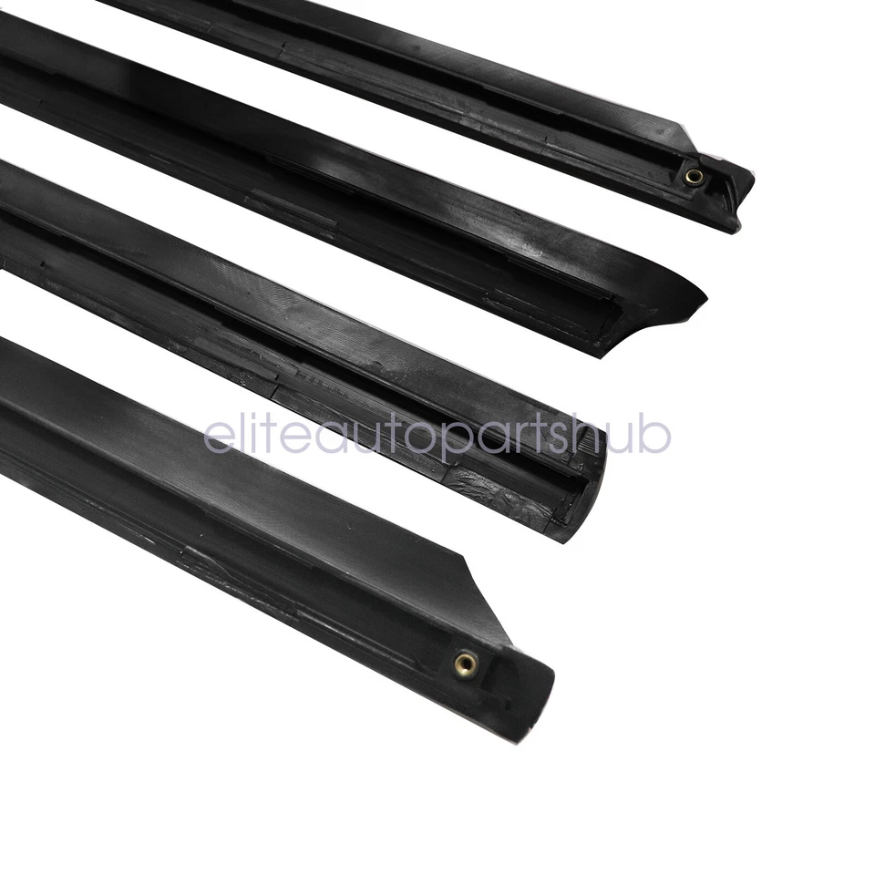 8D0853959B01C Se adapta a 96-01 AUDI A4 NUEVO Juego de 4 cubiertas molduras de puerta lateral inferior Foto 4 de 4