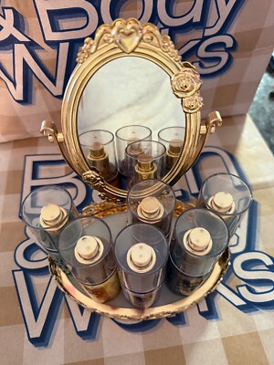 Disney Princess Bath & Body Works Mirror Body Care Tray with all 6