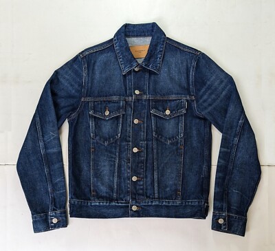 SANDRO Men's Classic Blue Denim Jacket Size M New without Tags