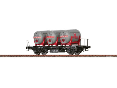 Brawa 50605 Behältertragwagen BTs 30 DB mit Ddikr621 Holsten DC Ep III H0 Neu