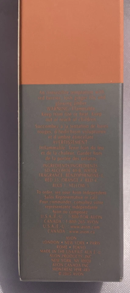 Avon Instinct For Her Perfume Eau De Toilette Spray 2005 1,7 fl oz 50 ml Nos Foto 3 de 4
