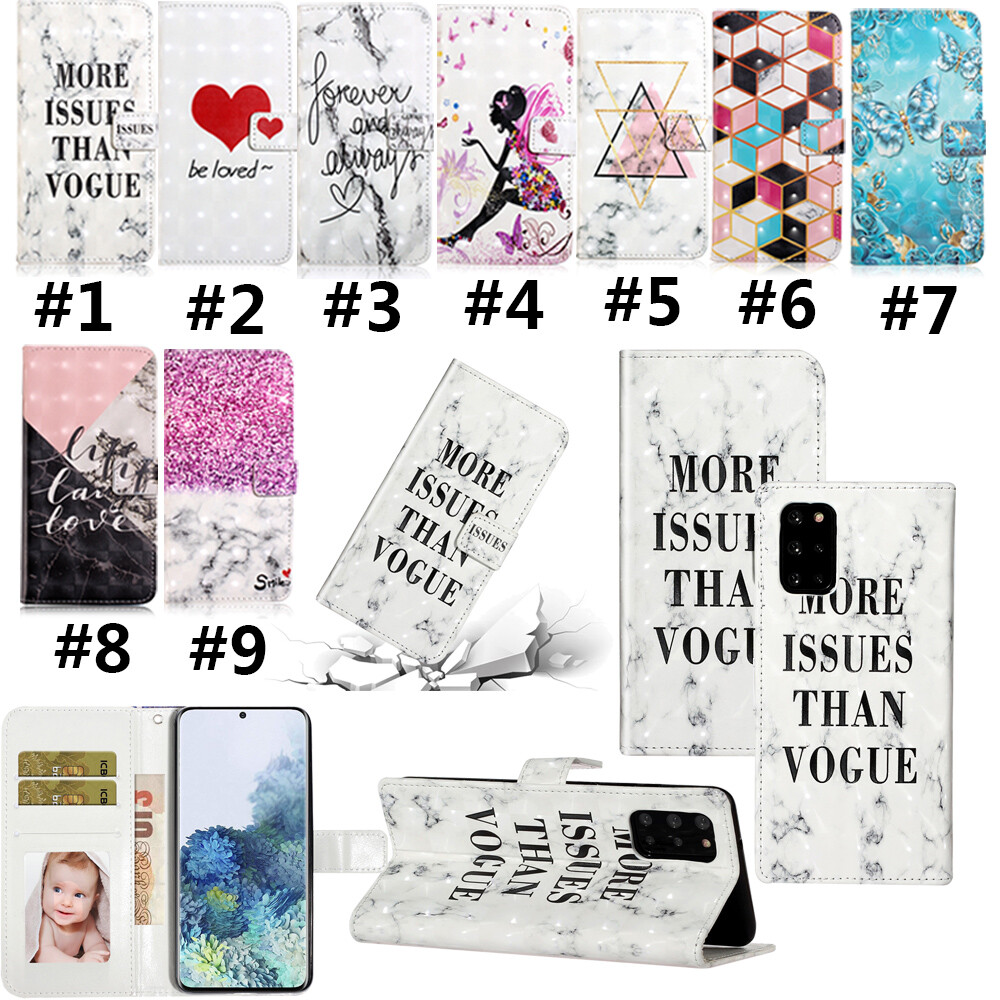 Luxury Wallet Flip PU Leather Phone Case Cover For Samsung S20 UItra S10 Plus S6