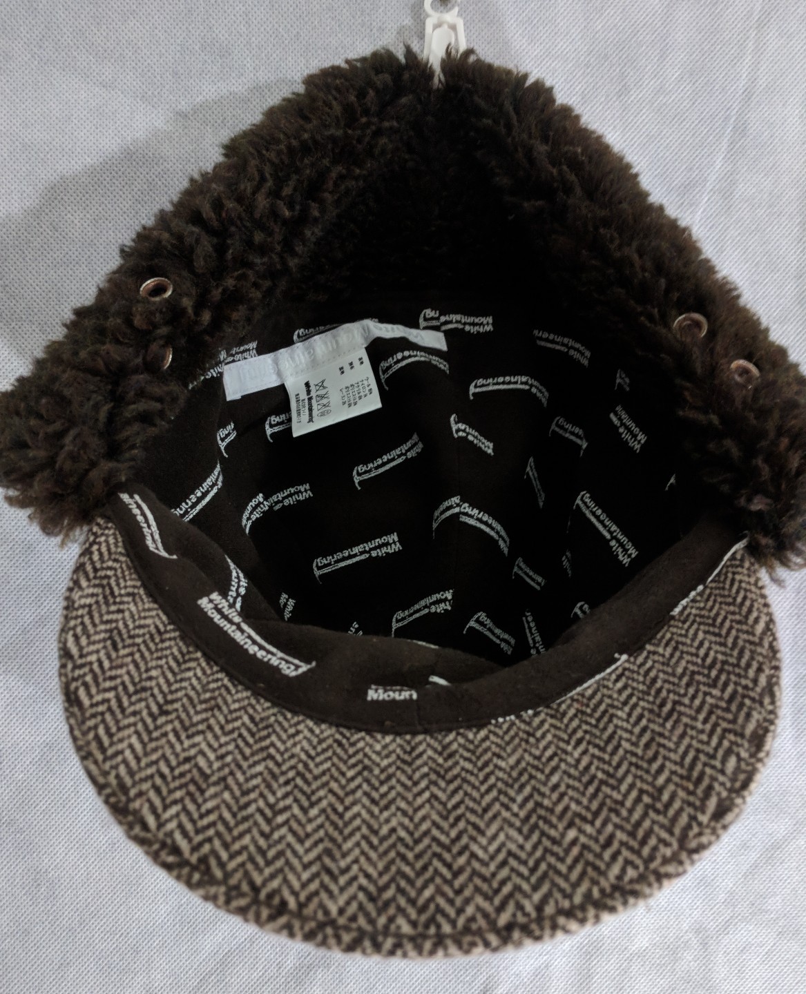 White Mountaineering Trapper Patchwork Plaid Herr… - image 4