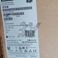 1PCS SIEMENS FREQUENCY CONVERTER 6SL3210-1PB21-0UL0 6SL3 210-1PB21-0UL0 NEW