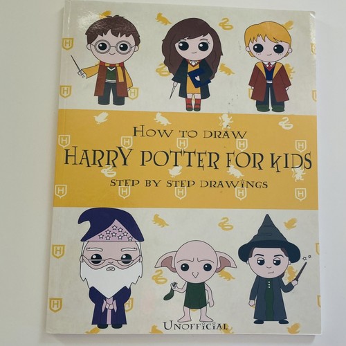 HOW TO DRAW HARRY POTTER FOR KIDS Step by Step Drawings Book Like New ...