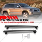 <!--F#f_0-->2x Aerodynamic Cross Bar Roof Racks for Jeep Grand Cherokee 2011 - 2021 Black<!--F/-->