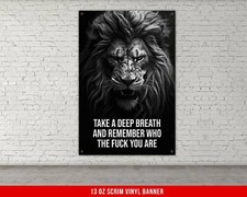 Custom Home Gym Banner - Inspirational Weightlifting Decor