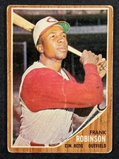 1962 Topps Baseball #350 Frank Robinson Cincinnati Reds
