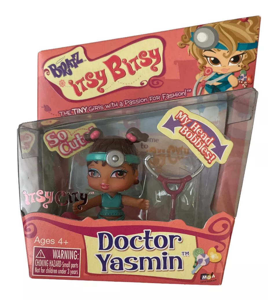 Bratz Itsy Bitsy City Doctor Yasmin Sealed in Box Tiny Babyz 2006