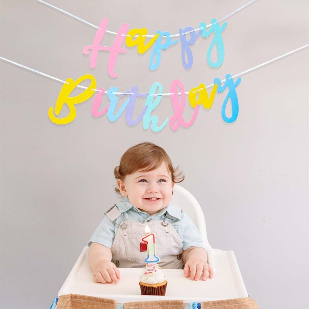 Festive Party Pull Flag Wall Hanging Letter Banner Home eBay