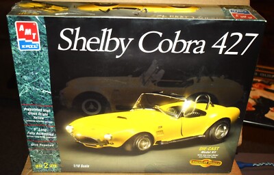 AMT Ford Shelby Cobra 427 1994 1/18 Metal Model Kit, Yellow Am