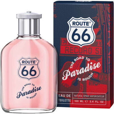 Route 66 THE ROAD TO PARADISE IS ROUGH Eau de Toilette für Männer 100 ml EdT NEU