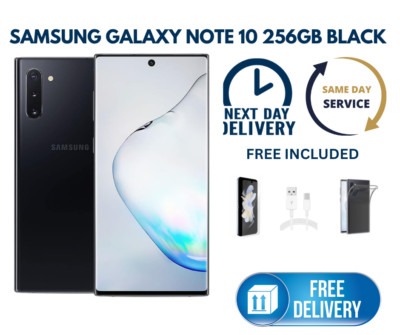 Samsung Galaxy Note 10 schwarz entsperrt Single SIM 256GB Android Smartphone