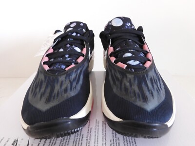 NIKE AIR ZOOM G.T. GT CUT 2 BLACK-METALLIC SUMMIT WHITE SZ 9