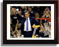 16x20 Framed 2016 Villanova Coach Jay Wright "Cutting the Net" NCAA Champs Print
