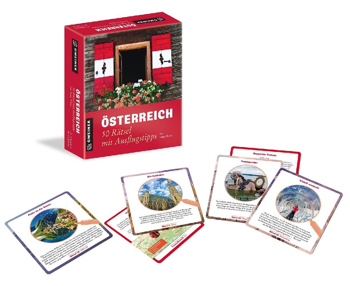 Thumbnail - Österreich - 50 Rätsel Mit Ausflugstipps | Sonja Klein | Buch | 1 S. |
