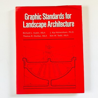 Graphic Standards for Landscape Architecture 1986 Hardcover Book Dust Jacket