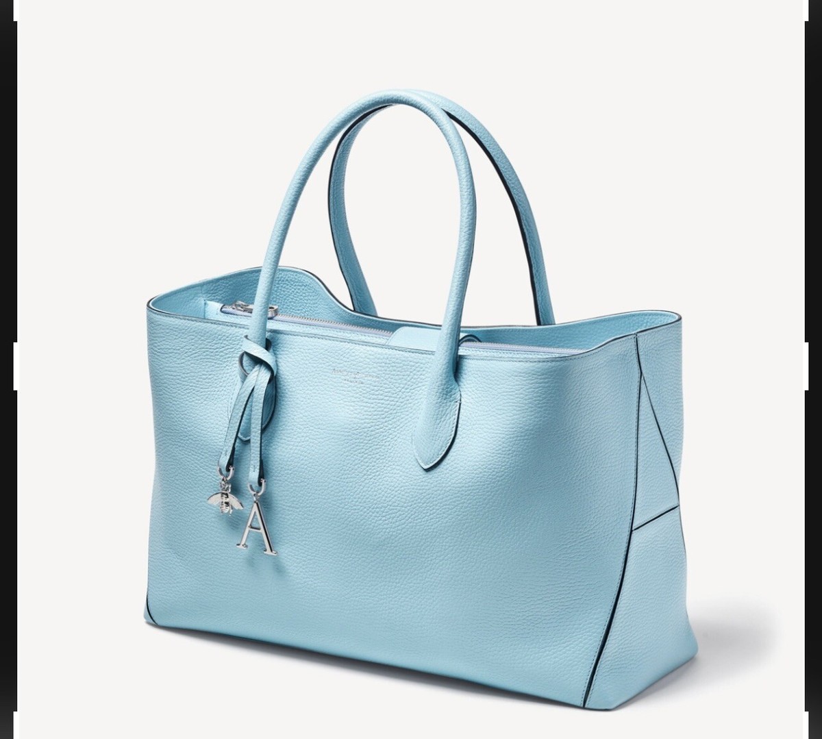 Aspinal Handbags Mini Bag: Evergreen Patent Croc Mini Mayfair® Aspinal