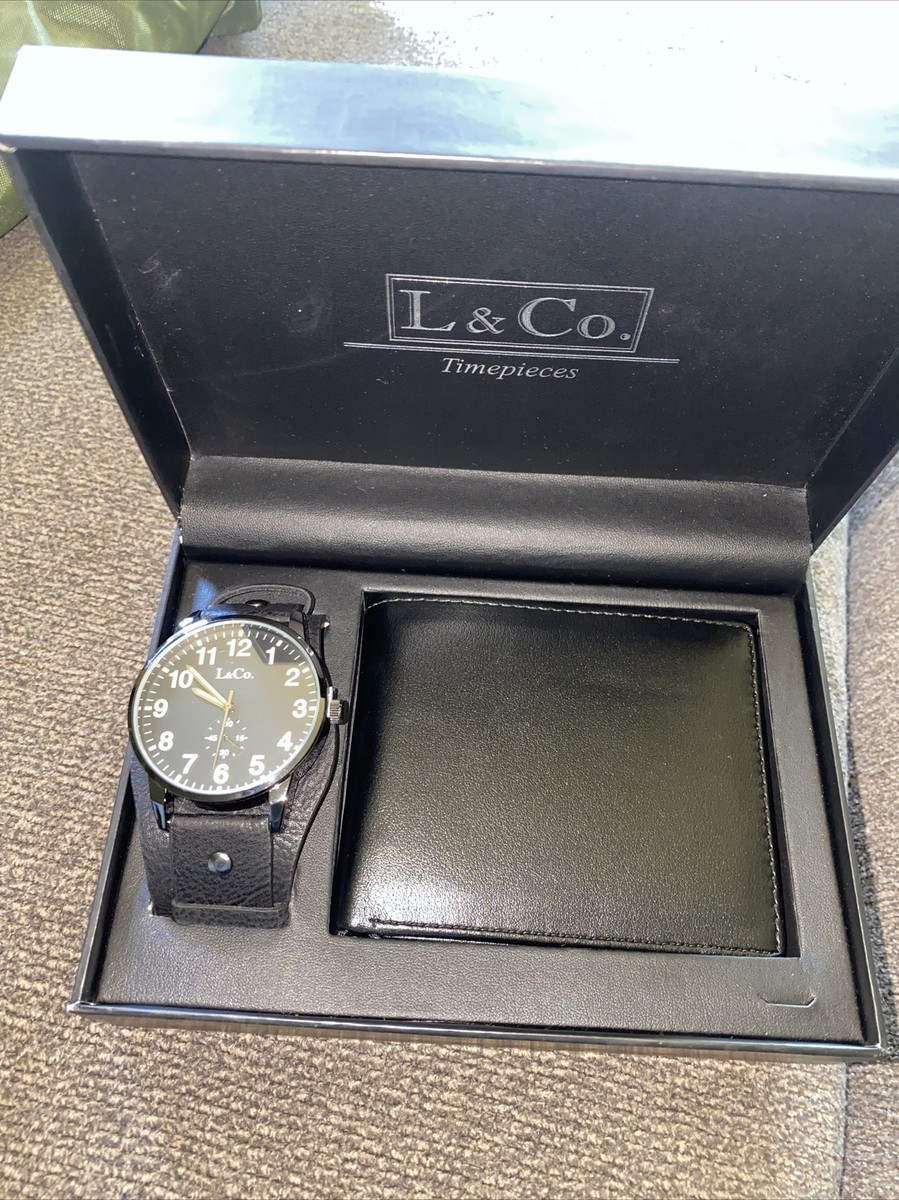 L and Co Timepieces Quartz Watch Set NIB NIB L&Co. Men main image 2
