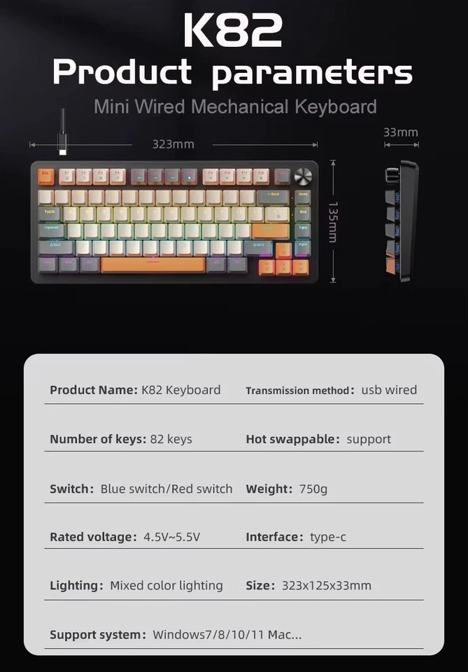 GAMING MECHANICAL KEYBOARD - Image 4 of 4