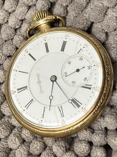 old  pocket watch ILLINOIS 17 jewels adj  1899  185  16s 14 k gold filled case