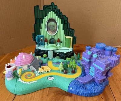 Vintage Polly Pocket-Wizard Of Oz-Emerald City Lights-Work Great-Missing Pieces
