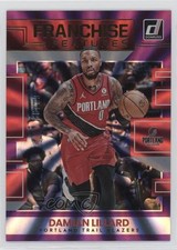 2022 Donruss Franchise Features Holo Purple Laser 67/99 Damian Lillard #19 7n6