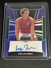 LEA JANSEN AUTO 2025 LEAF METAL WOMEN OF SPORT PURPLE PRIZM 6/6 PICKLEBALL 🔥🔥