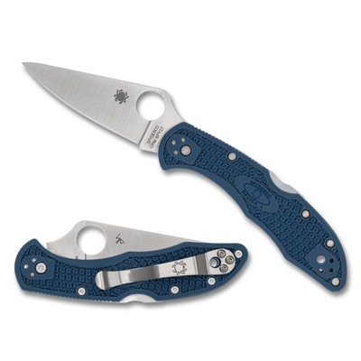 Spyderco Delica 4 Folding Knife CPM SPY27 Blade 2.9in Cobalt Blue FRN C11PCBL