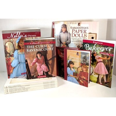 Complete Set American Girl SAMANTHA Book Ser. +Mystery+Short Stories+Paper Dolls