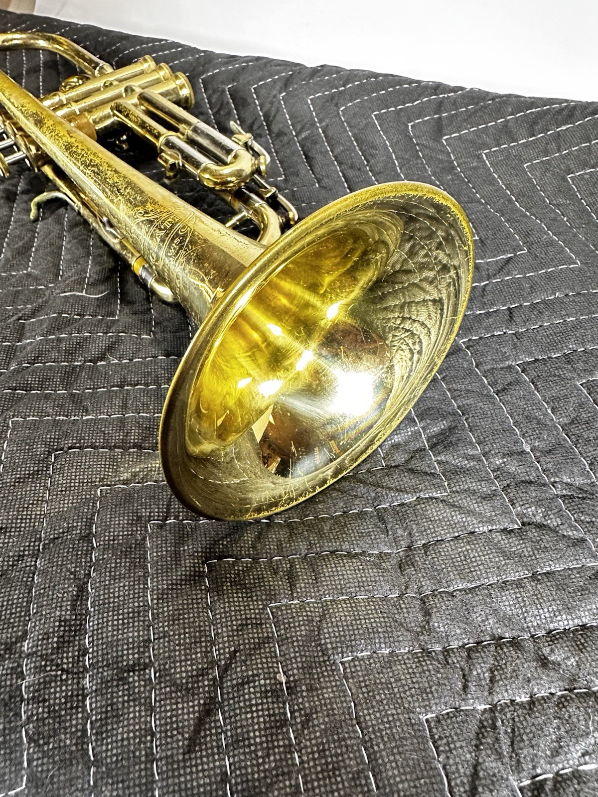 Vintage 1966 Holton Collegiate Trumpet With Original Case NICE FREE SHIPPING