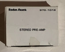 Radio Shack Stereo Phono Pre-Amplifier 970-1018 Not tested Battery Powered
