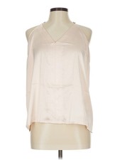 Zeagoo Women Ivory Sleeveless Blouse L