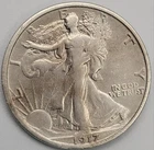 1917 S On Reverse San Francisco Mint 50C Walking Liberty Half Nice Higher Grade