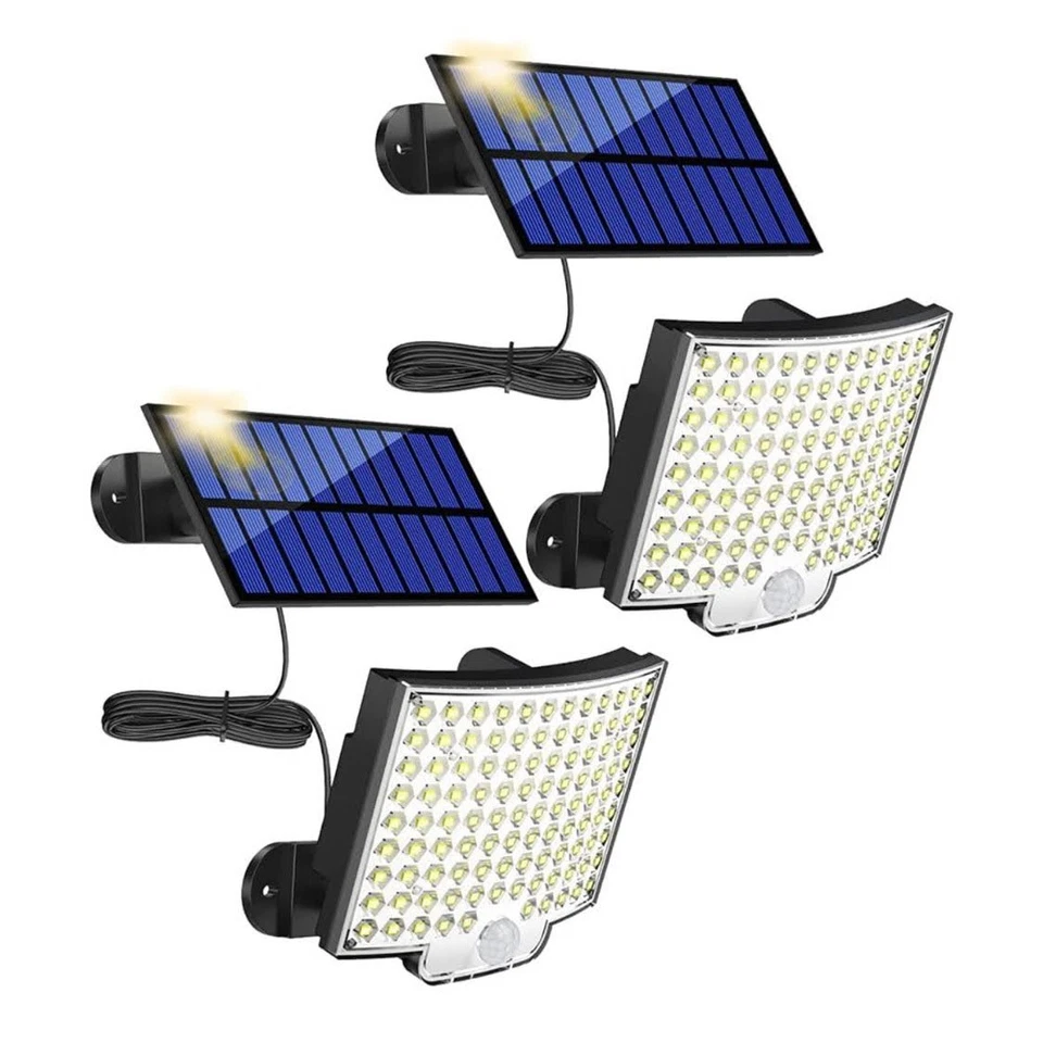 MPJ Solarlampen für Außen, 106 LED Solarleuchte Aussen mit Bewegungsmelder,