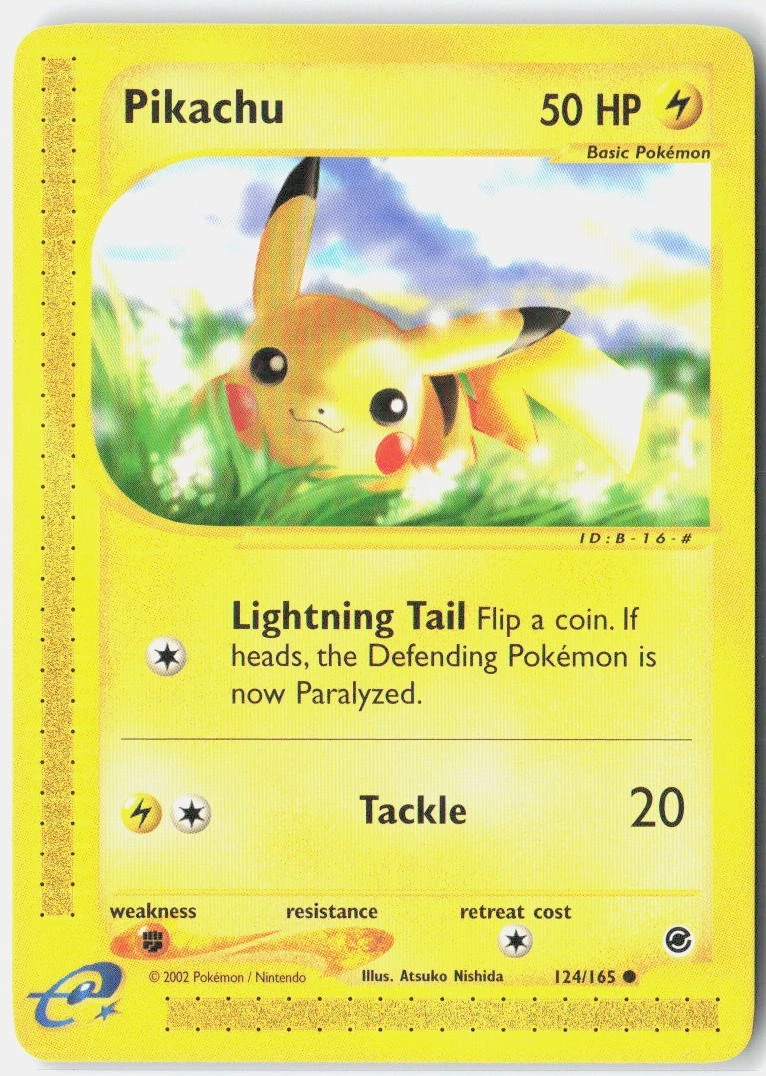 Pokémon Pikachu Pokémon TCG Expedition Base Set Individual