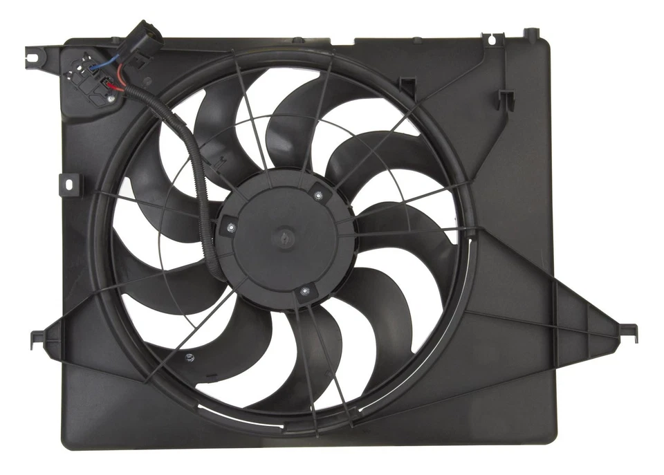 New Radiator Condenser Fan Assembly For 2011-2015 Kia Sorento 3.5L 2.4L 3.3L - Image 2 of 4