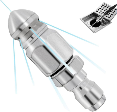 #ad #ad Sewer Jetter Kit for Pressure Washer 1 Front amp; 6 Rear Jets 5000 PSI $17.99