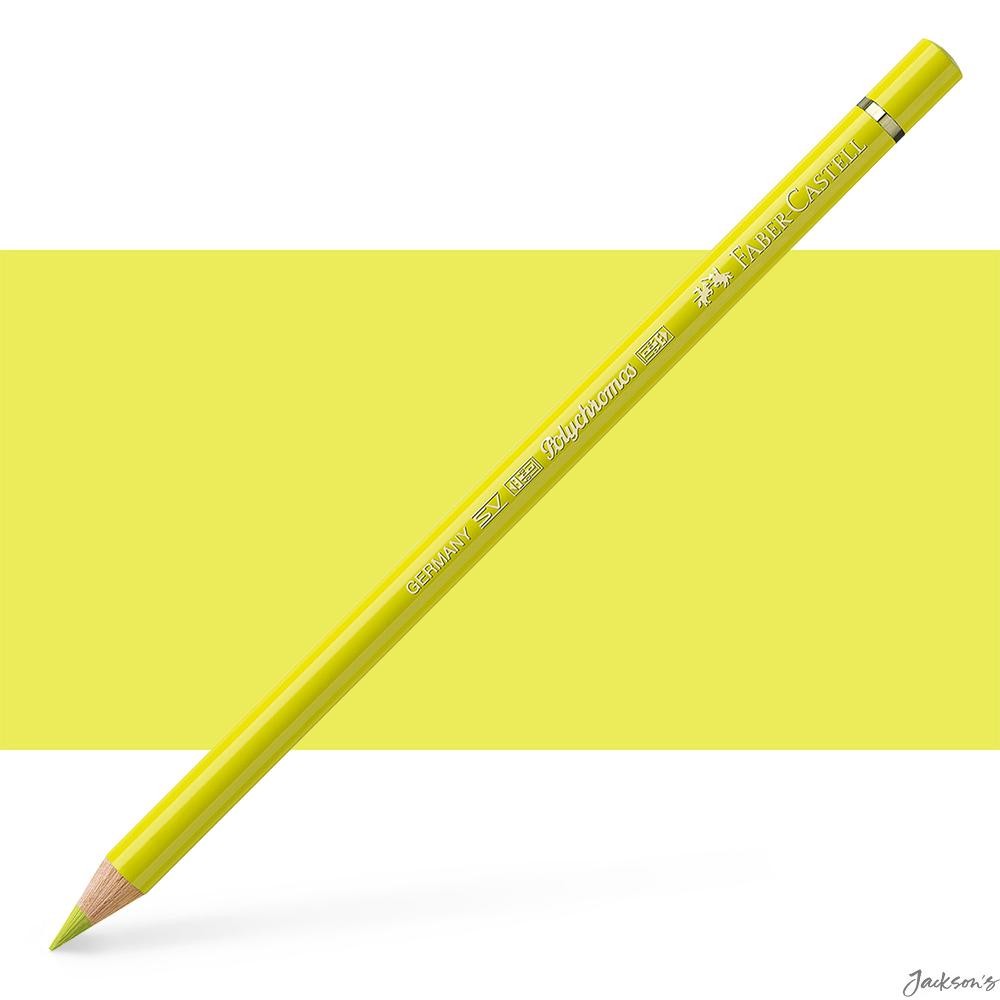 Faber-Castell Polychromos Colour Pencil Cedar Wood Cadmium Yellow Lemon 3.8mm...
