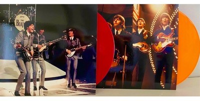 The Beatles live Volume 1 & 2 On Red & Orange Coloured Vinyl. Vinyl LPs - Bundle