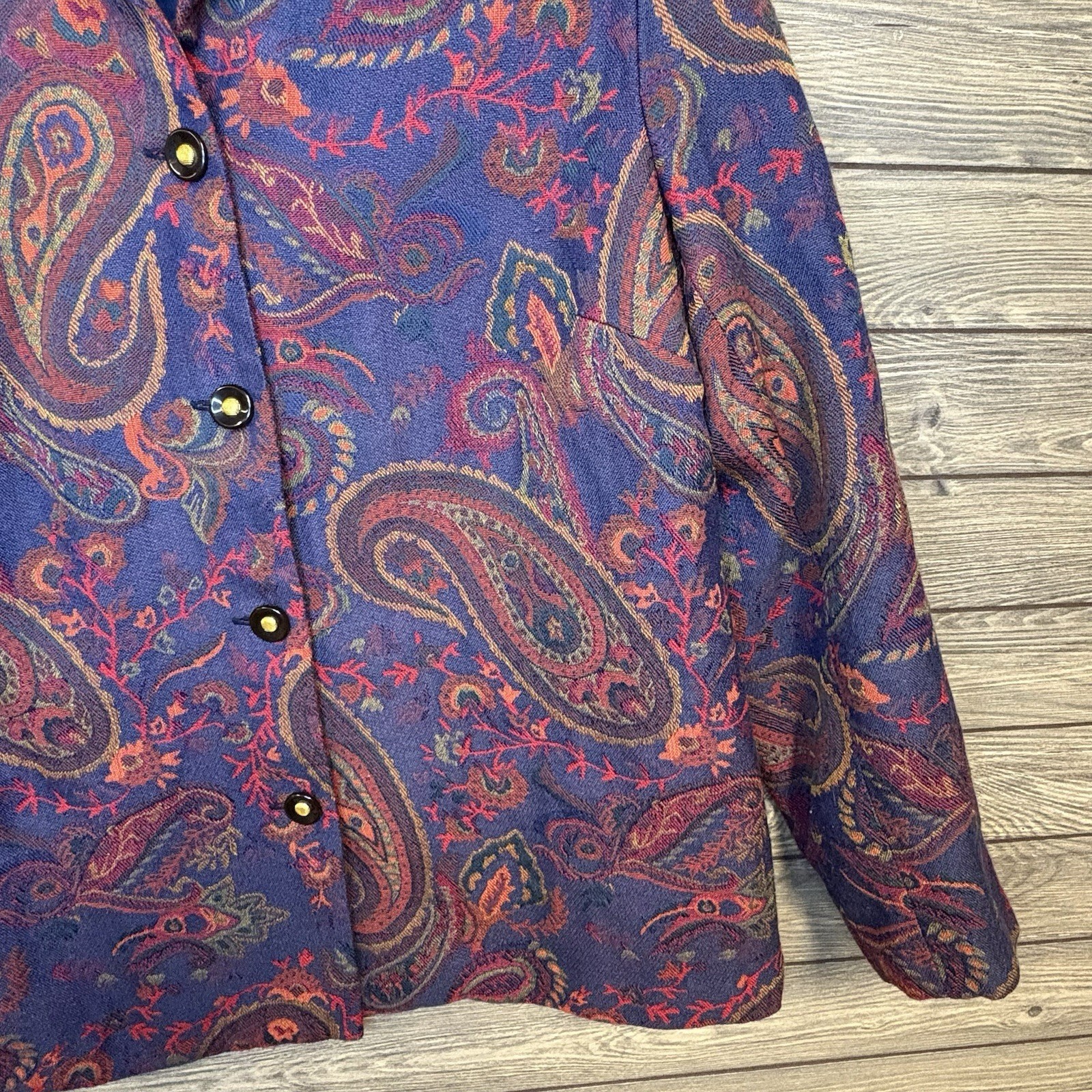 BFA Classics Button Up Collared Blazer Jacket Sz … - image 5