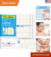 Customizable Hydrocolloid Large Pimple Patches - 142ct for Quick Acne Treatment