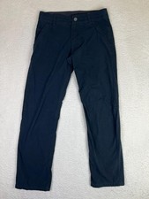 Kuhl Slax Pants Mens 30x30 Blue Regular Fit Stretch Canvas Chino Casual Travel