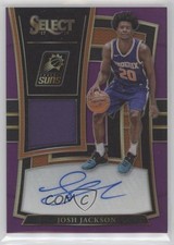 2017-18 Panini Select Rookie Jersey Purple 33/99 Josh Jackson #RJA-JJK Auto x3x