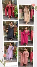 Indian Pakistani Salwar Kameez Set pants Kurti Dupatta Kurta Women Dress Suit
